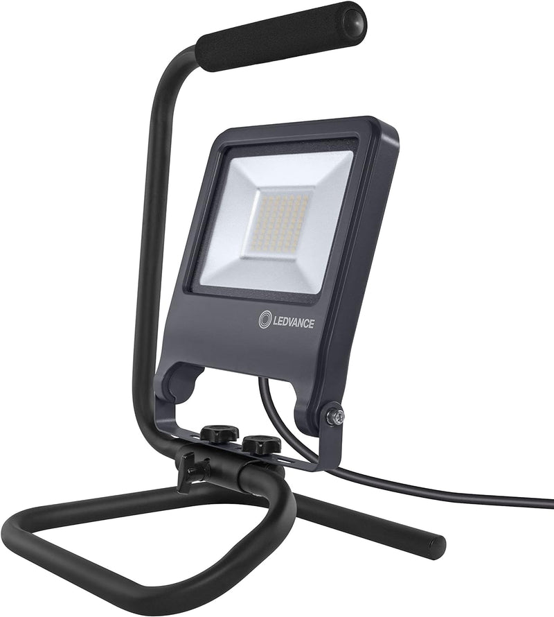 LEDVANCE LED Arbeitslicht, Leuchte für Aussenanwendungen, Kaltweiss, Tripod-Ständer, LED Worklight,