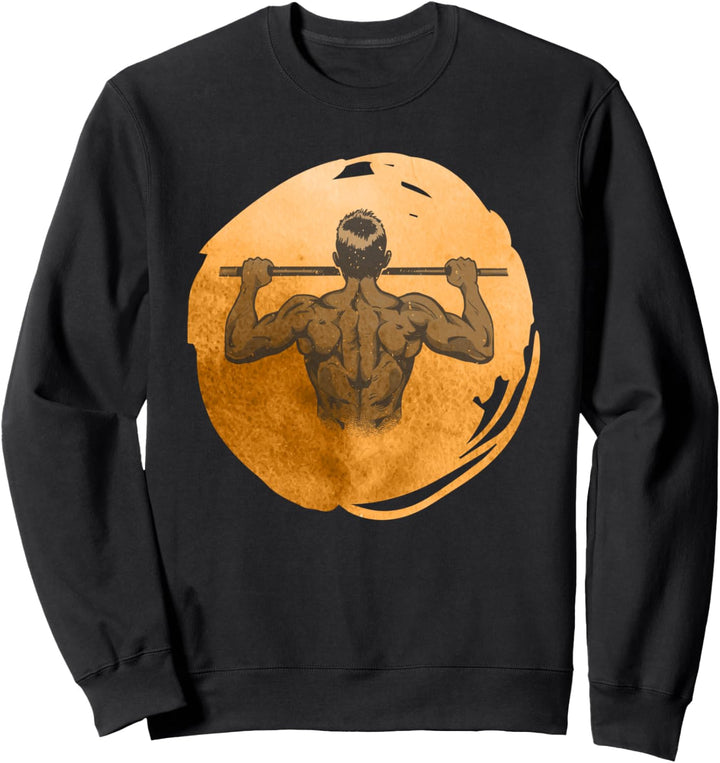 Klimmzug Retro Calisthenics Krafttraining Calisthenic Park Sweatshirt
