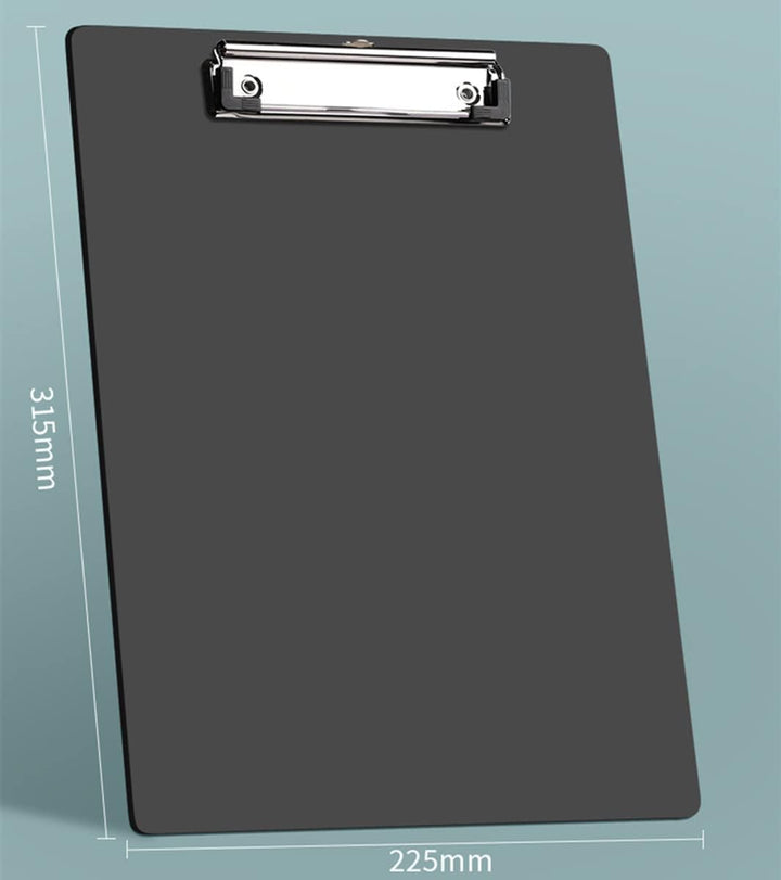 A4 Klemmbrett, 6er Klemmbrett A4 mit gummierter Metallklemme Zwischenablage Schreibblock für Student