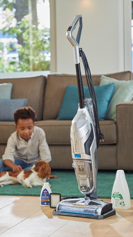 BISSELL CrossWave C3 Pro | 3-in-1 Nass Trockensauger | Saugen, Wischen & Trocknen | Mehrflächenreini