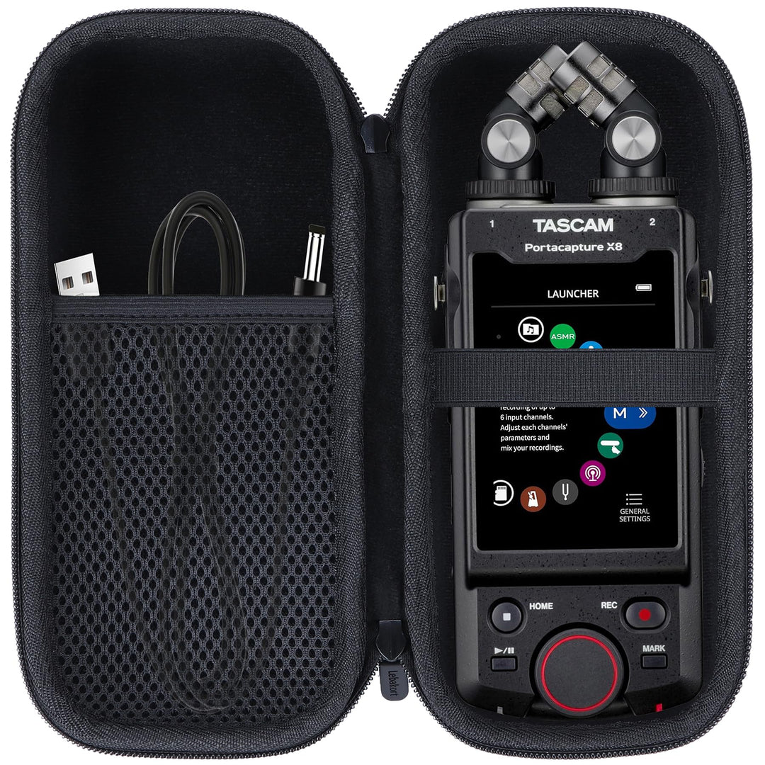 Hart Schutz Hülle Etui Tasche für Tascam Portacapture X8 Portabler Spur High Resolution Rekorder für
