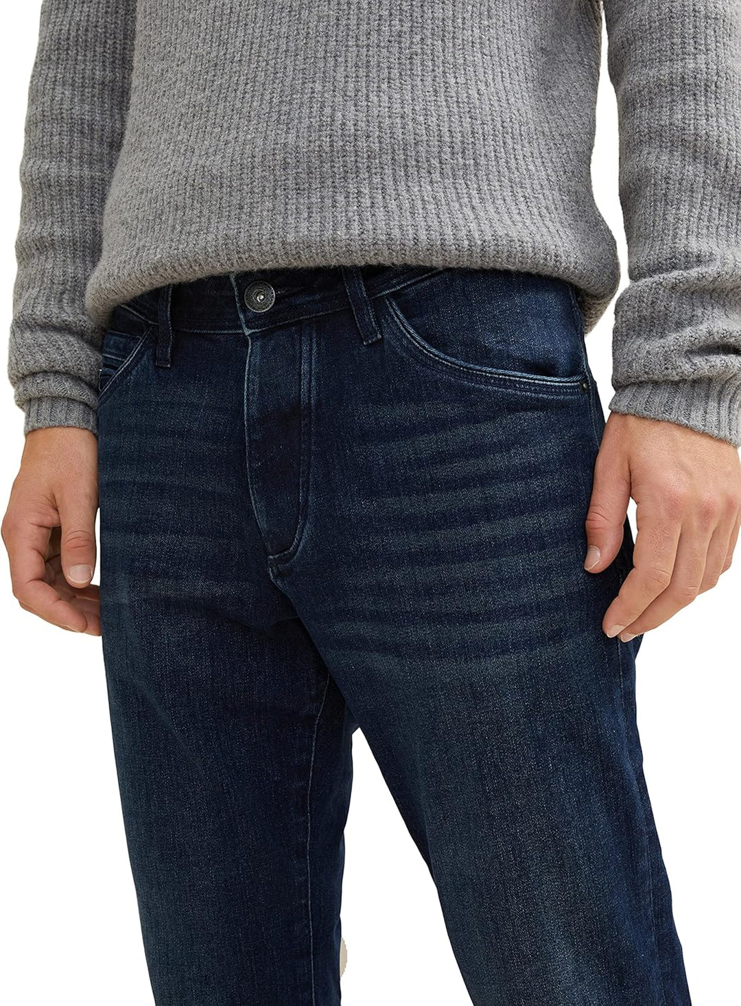 TOM TAILOR Herren Marvin Straight Jeans 33W / 34L 10127 - Tinted Blue Denim, 33W / 34L 10127 - Tinte