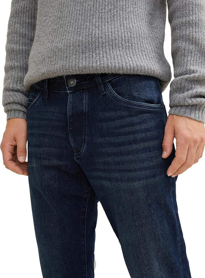 TOM TAILOR Herren Marvin Straight Jeans 33W / 34L 10127 - Tinted Blue Denim, 33W / 34L 10127 - Tinte