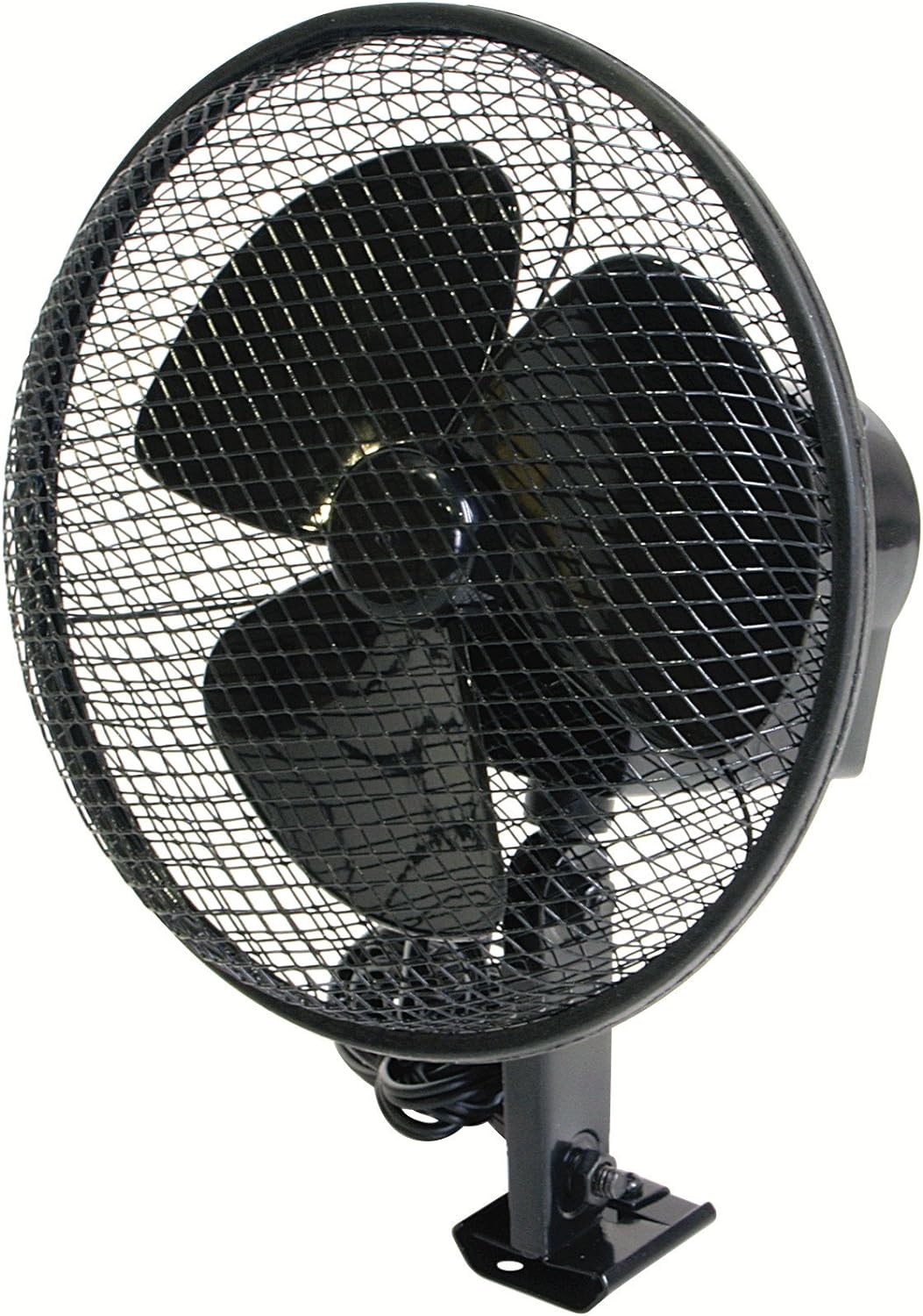 Lampa 73101 Ventilator 'Jumbo', 12V, oszillierend, 15 cm Durchmesser, Schwarz (Schwarz)