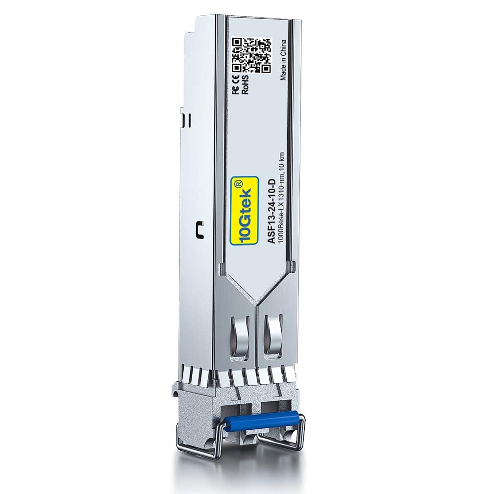 10Gtek [2 Stück] HP Kompatibel 1G SFP LX Singlemode Transceiver J4859A/ J4859B/ J4859C/J4859D, 1000B