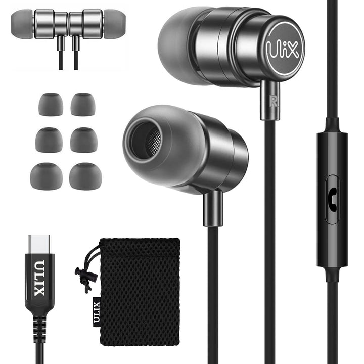 UliX Rider USB C Kopfhörer, 5 Jahre Garantie für iPhone 16 15 Pro Max Plus Samsung Galaxy S24 S23 Ul
