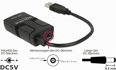 Delock 62588 USB Isolator mit 5 KV Isolation Single, Single