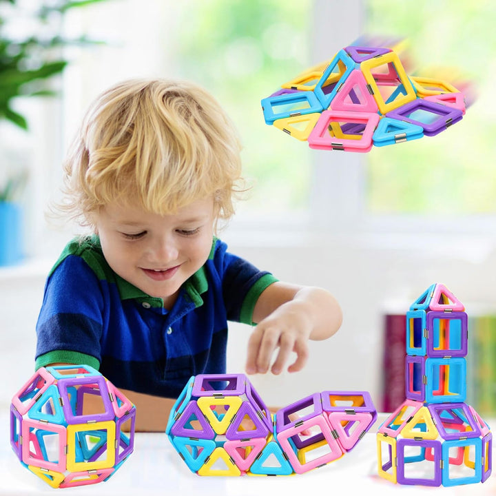 Magnetische Bausteine Spielzeug, Magnetspielzeug Magnete für Kinder, Weihnachten Geburtstag Magnetba