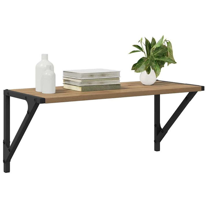vidaXL Wandregale 2 pcs Artisan-Eiche 60 x 25 x 25,5 cm Holzwerkstoff, Moderne, robuste Wandregale,