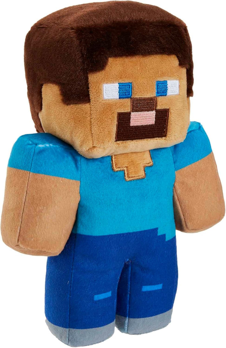 Mattel Steve Minecraft - Plüschfigur 21 cm, kuschelig & ideal zum Sammeln, Geschenk für Minecraft-Fa