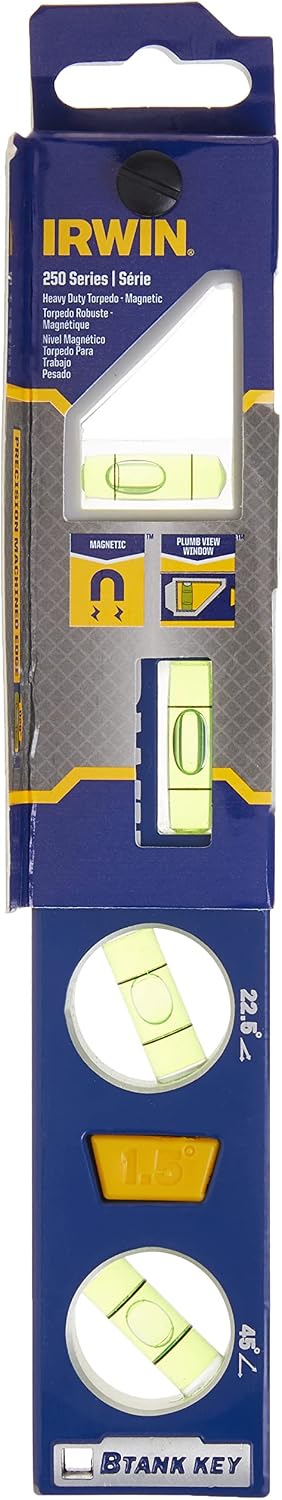 Irwin Tools 250 Magnetische Torpedo, 9 Zoll (1794153)