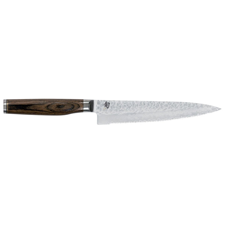 KAI Shun Premier Tim Mälzer Allzweckmesser mit Wellenschliff, Klinge 16,5 cm, TDM-1722