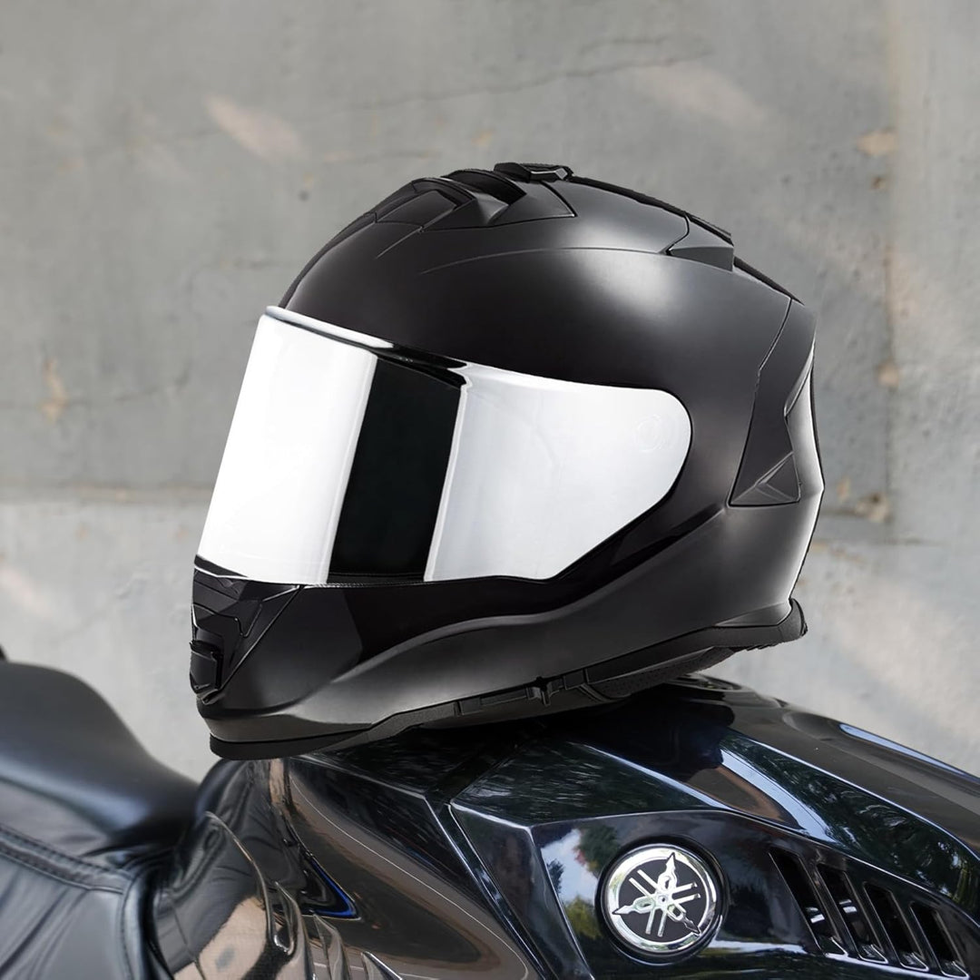 Helmvisier für LS2 FF328/FF353/FF800,Motorradhelm Visier,Motorrad Windschutz Helm Objektiv Visier Vo