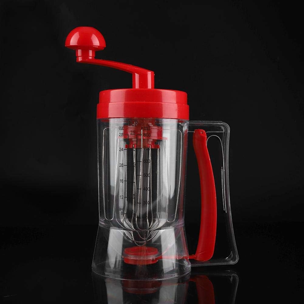 Teigspender Teigportionierer, Handkurbel Teigspender Rührseparator, Gebäck Cupcake Mixer mit Waage,