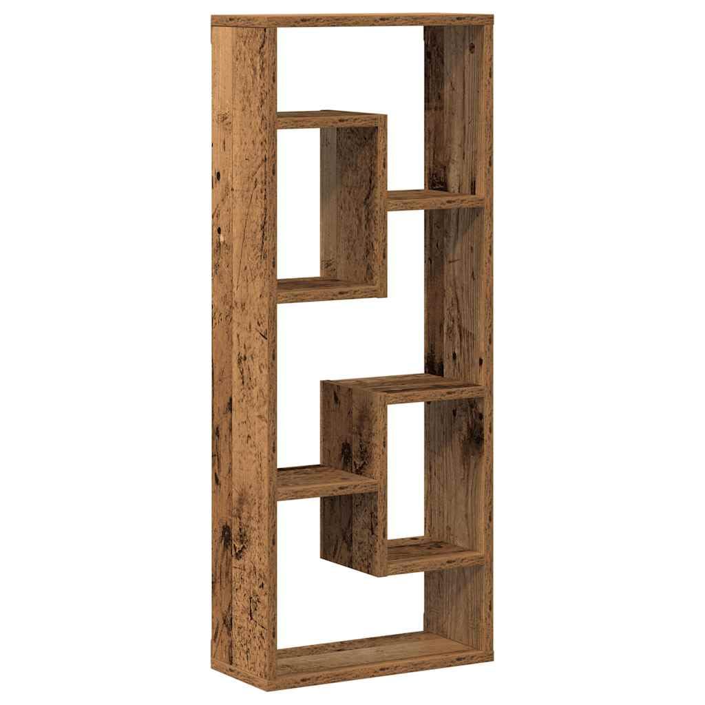 vidaXL Wandregal Altholz-Optik 36x16x90 cm Holzwerkstoff, Altholz