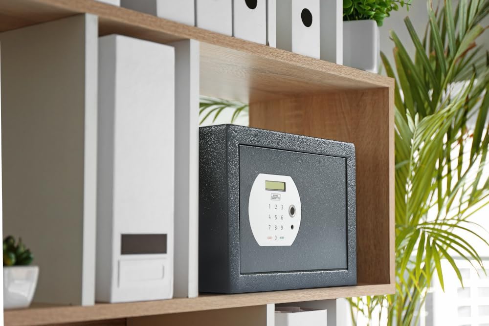 Burg-WÄCHTER Möbeltresor mit elektronischem Zahlenschloss und Fingerabdruck, Inkl. Fachboden, Zur Wa
