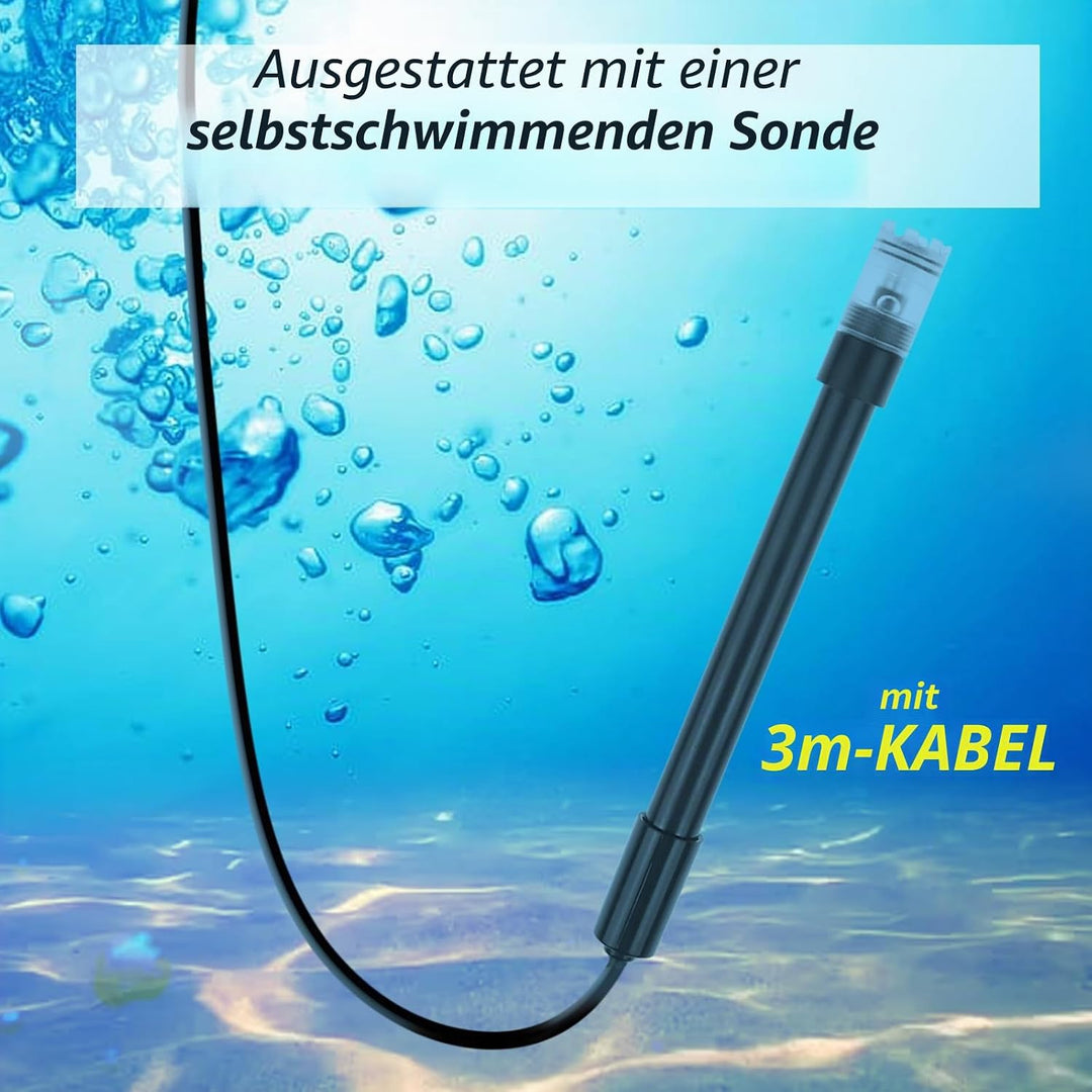 Digital Aufgelöst Sauerstoff Stifttyp Lang Kabel DO Meter ATC Wasser Qualität Prüfer mit Selbst Schw
