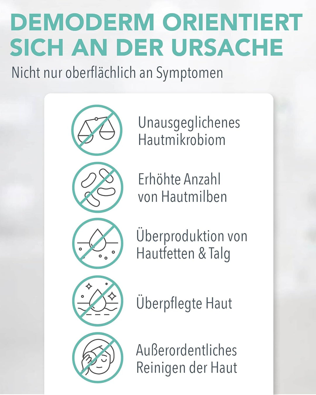 DEMODERM Basis Rosacea Creme 30 g | Bewährt bei Rosazea, Haut-Rötungen, Pickel & Pusteln | Natürlich