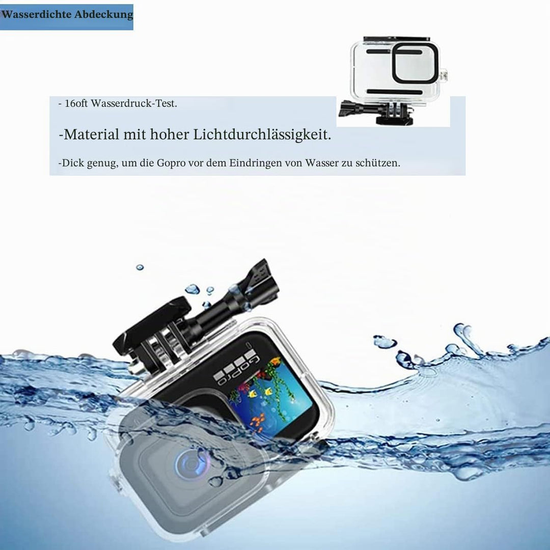 Pikioraz 52in1 Action Kamera Zubehör Kit Set, Action-Kamera Zubehör-Kit Kompatibel mit GoPro Hero, A