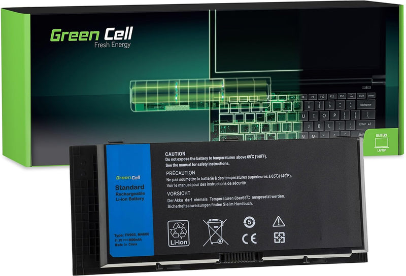 Green Cell® Extended Serie FV993 R7PND X57F1 Laptop Akku für Dell Precision M4600 M4700 M4800 M6600