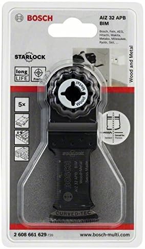 Bosch Professional 5x Tauchsägeblatt AIZ 32 APB Wood and Metal (für Holz und Metall, 50 x 32 mm, Zub