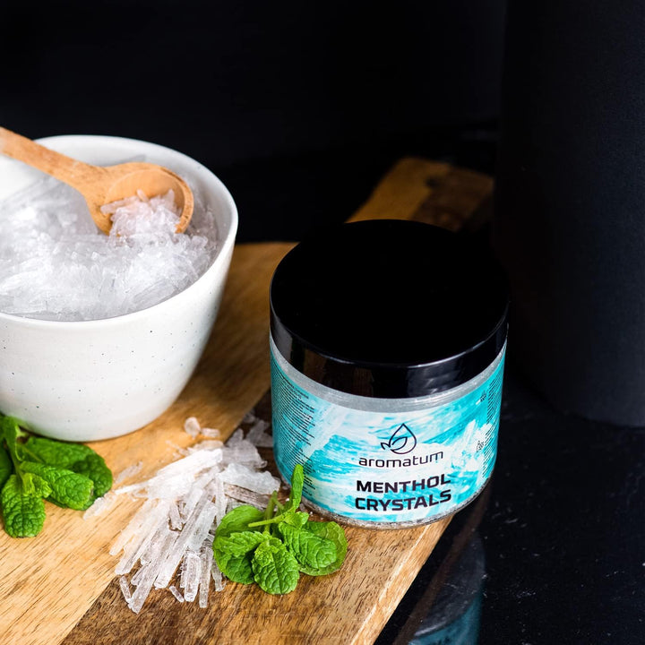Sauna Zubehör Mentholkristalle 100g, Mentholkristalle für die Sauna zum Inhalieren | Saunaaufgüss Na