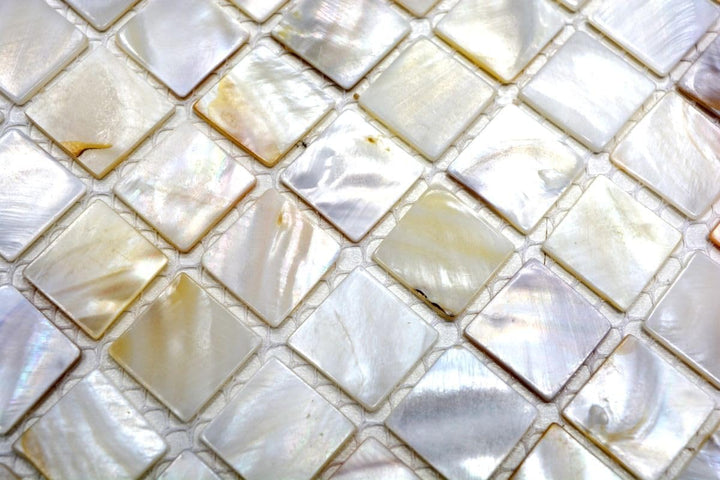 Mosaik Fliese Muschel perlmutt für WAND BAD DUSCHE KÜCHE FLIESENSPIEGEL THEKENVERKLEIDUNG BADEWANNEN