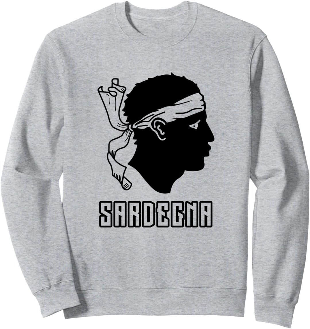 Sardegna Italien Italia Mauren Kopf Flagge von Sardinien Sweatshirt