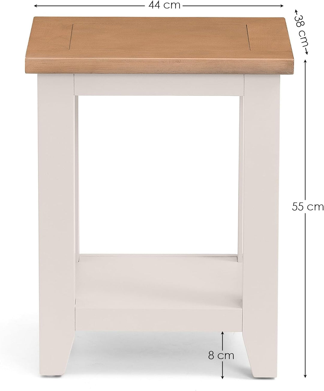Julian Bowen Richmond Beistelltisch, grau und Eiche Modern, traditionell, minimalistisch, Modern, tr