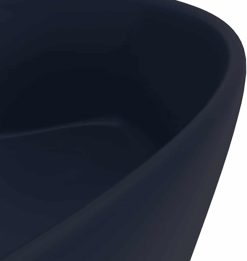 vidaXL Luxus Waschbecken mit Überlauf Waschschale Aufsatzwaschbecken Waschtisch Waschplatz Handwasch