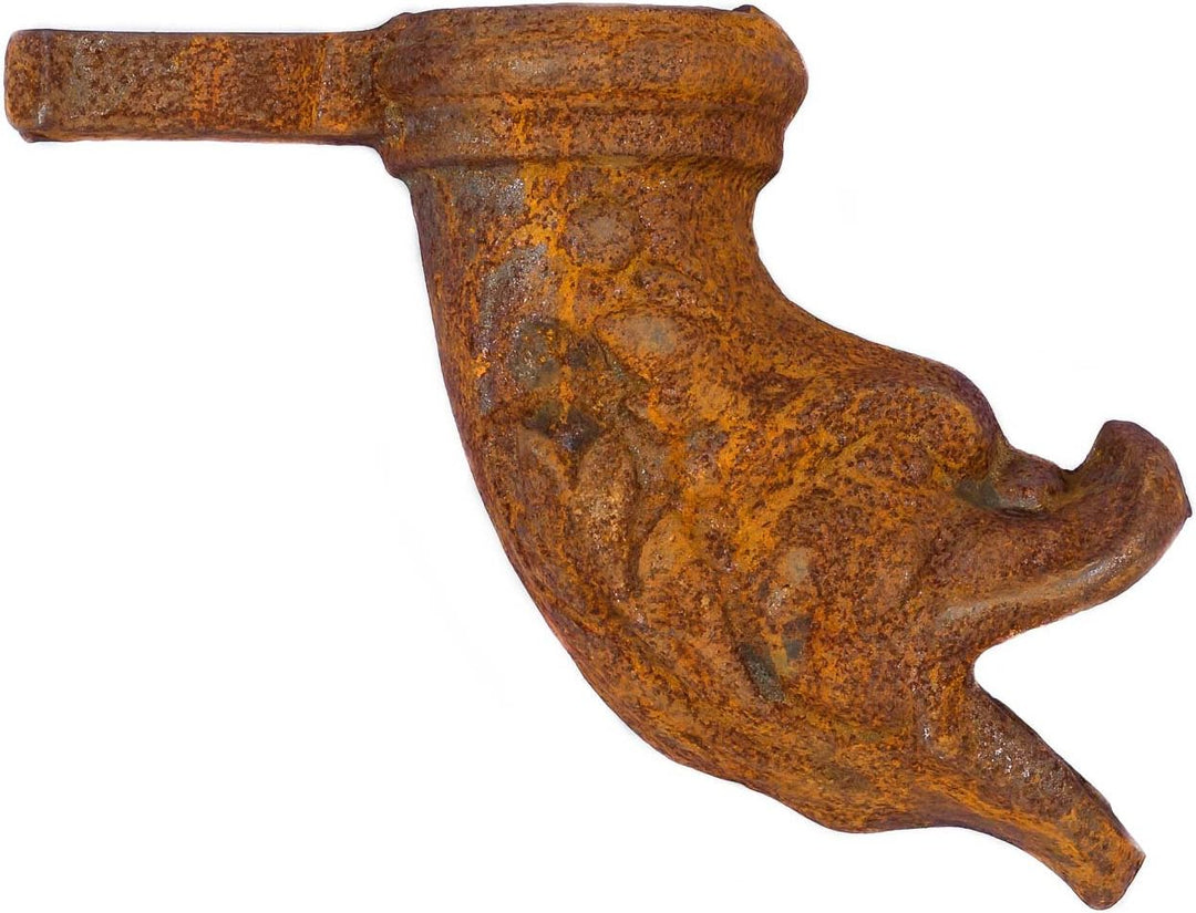 aubaho Brunnen Wasserspeier Drache Brunnenauslauf Eisen Antik-Stil
