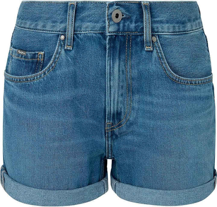 Pepe Jeans Damen Mable Denim Shorts 26W Blue (Denim-hq6), 26W Blue (Denim-hq6)