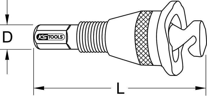 KS Tools 202.2012 Aushalser, 12mm 12 mm, 12 mm