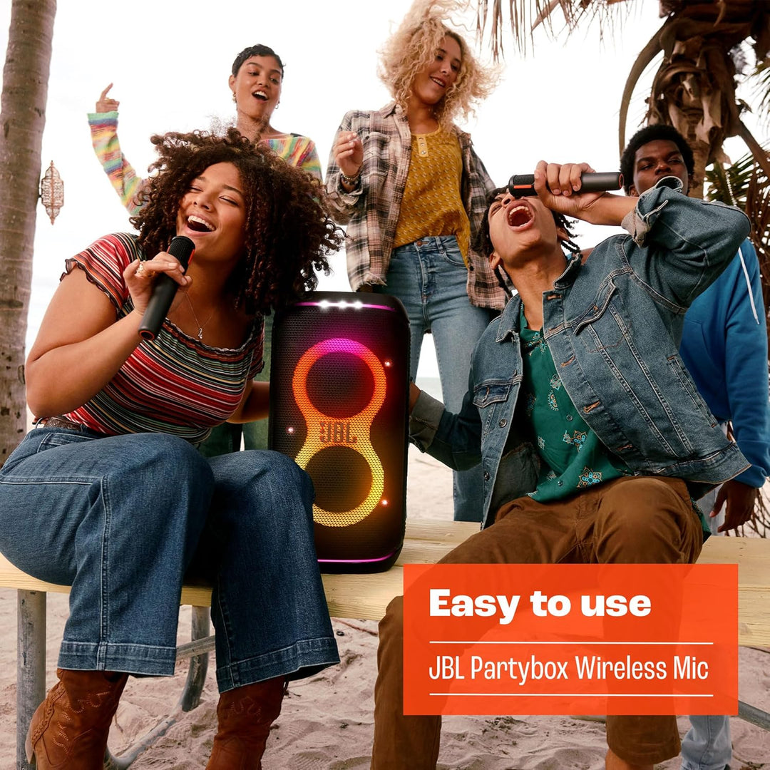 JBL PartyBox Wireless Mic - 2X Digital Wireless Mikrofone, Wiederaufladbarer Akku (20hrs - 700mAh),