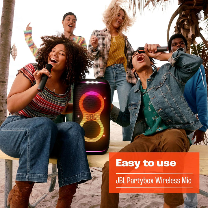 JBL PartyBox Wireless Mic - 2X Digital Wireless Mikrofone, Wiederaufladbarer Akku (20hrs - 700mAh),