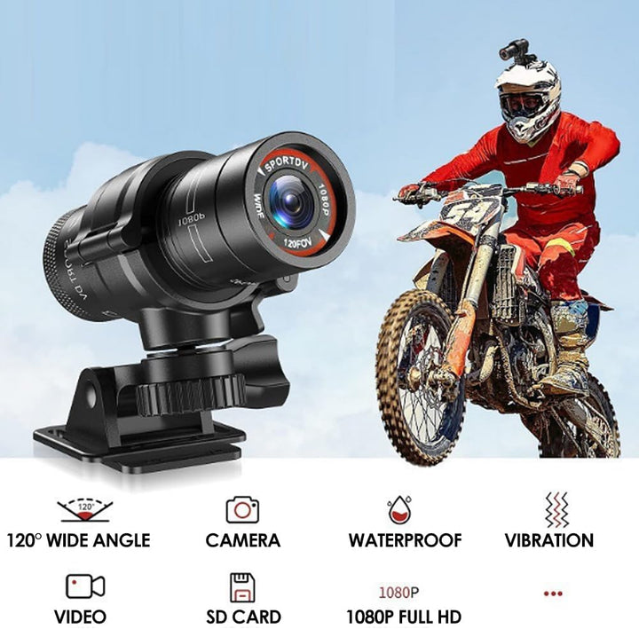 CCYLEZ Full HD 1080P 30fps -Sport-DV-Kamera, wasserdichte IPX-4-Fahrrad-Motorradhelm-Action-DVR-Vide