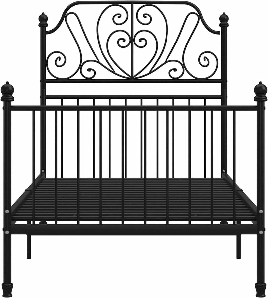 Tidyard Bettgestell Bettrahmen Metallbett Metallrahmenbett Doppelbett/Einzelbett Jugendbett Kinderbe