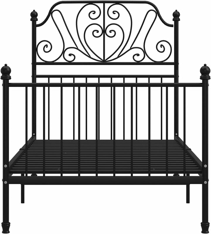 Tidyard Bettgestell Bettrahmen Metallbett Metallrahmenbett Doppelbett/Einzelbett Jugendbett Kinderbe