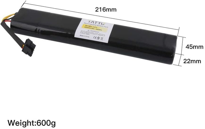 Tattu 12V 4000mAh NI-MH Akku für Neato Botvac D Series D85 D75 Akku und Botvac Series 70e, 75, 80, 8