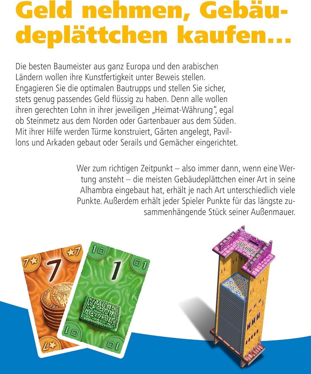 Queen Games 10432 - Alhambra - Revised Edition