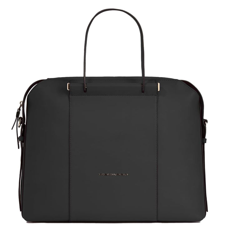 Piquadro Circle Schulranzen, 38 cm, Schwarz (Nero), Schwarz (Nero)