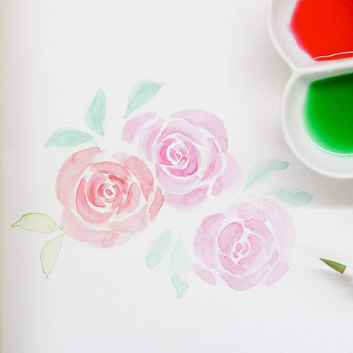 Kuretake MC20/18V Aquarellfarbenset, Wasserfarbe, diverse farben, 2 x 22,2 x 15,2 cm
