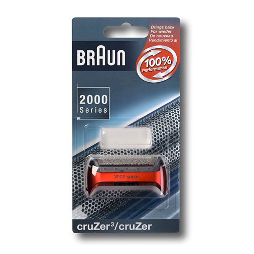 Braun Scherfolie Metallic Rot CruZer