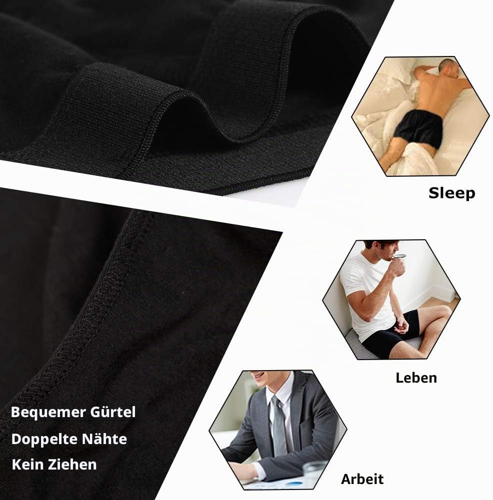 Lovemist Baumwolle Boxershorts Herren Klassische Ausgabe Boxershorts Männer Unterwäsche Pack M B: Sc