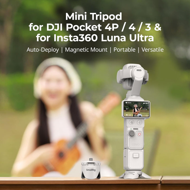 SMALLRIG Auto-Deploy Mini-Stativ für DJI Osmo Pocket 4P/4/3-6794