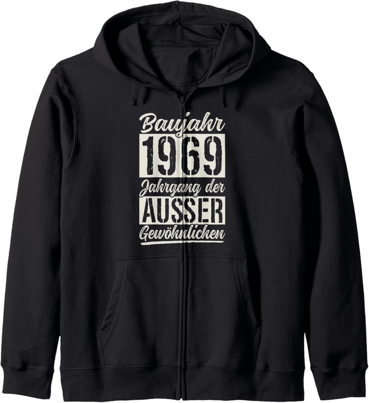 53. Geburtstag 53 Jahre Alt Geboren Jahrgang 1969 Oldtimer Kapuzenjacke