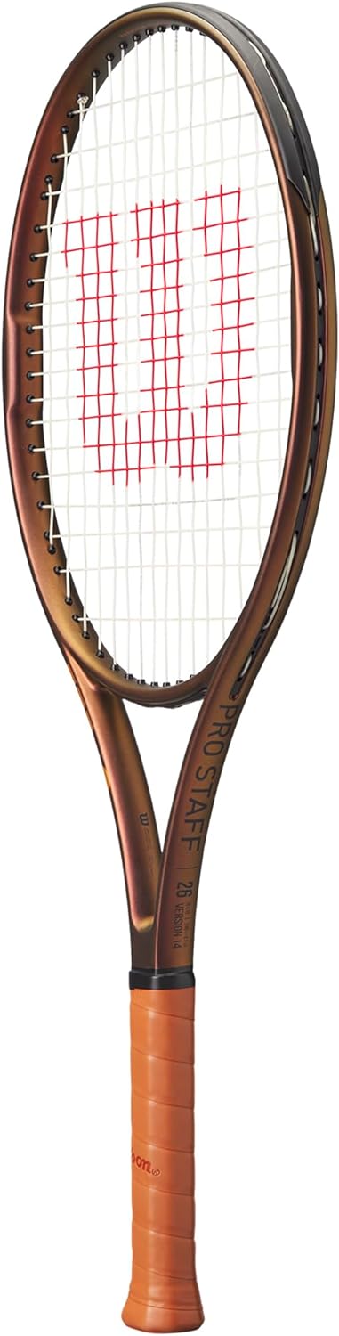 Wilson Pro Staff 26 V14 besaitet 240g Tennisschläger Kinderschläger Braun - 11-12, 11-12