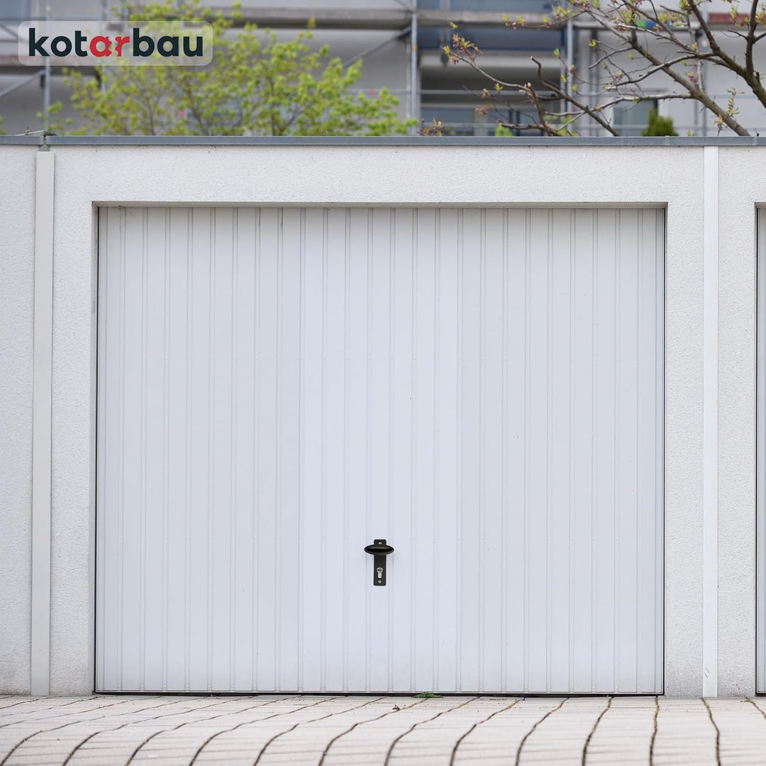 KOTARBAU® Garagenschloss 60 mm Stahl Set Garagentorschloss Torschloss Profilzylinder für Schwingtore