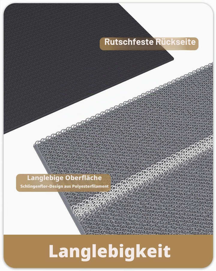 Color G Fussmatte Aussen Innen 120 x 180 cm, Grosse Schmutzfangmatte Aussen rutschfest Wetterfest, F