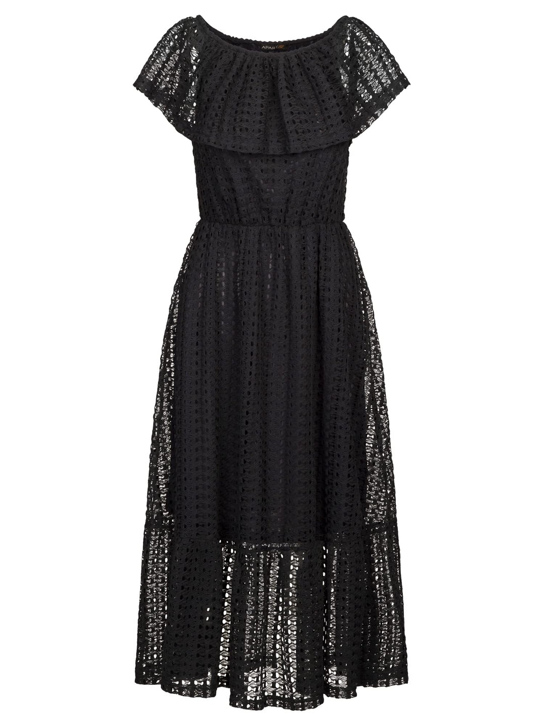 ApartFashion Damen Maxispitzenkleid Kleid 34 Navy, 34 Navy